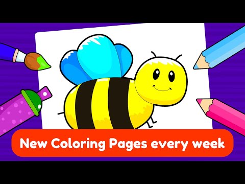 LEARNING COLORING GAME FOR KIDS CREATIVITY EDUCATION PRESCHOOLERS VIDEO 2