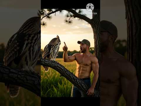 The Strong Farmer and the Wise Owl#ai #subscribe #owl