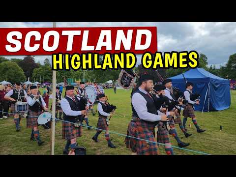 Unforgettable Scottish Adventure: Strathmore Highland Games at Glam's Castle