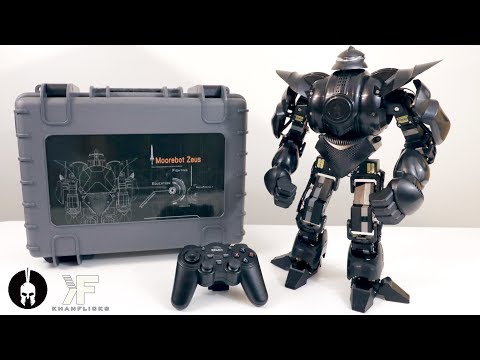 UNBOXING & LETS PLAY! - ZEUS - Moorebot : Ultimate Battle Humanoid Robot w/ 22 Servos! - UCkV78IABdS4zD1eVgUpCmaw