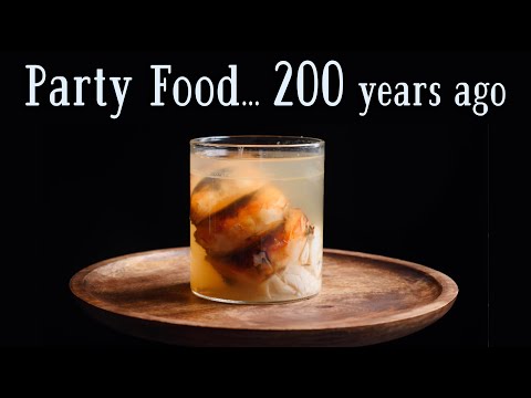 Party Food 200 years ago | 18 different dishes | Historical Cooking Ann Reardon