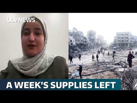 World Food Programme warns Gaza has only a week of supplies left | ITV News
