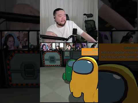 GUE LAGI YANG KENA🗣 #delwyn #react #amongus #reaction #shorts #short #albert #kyy #games #