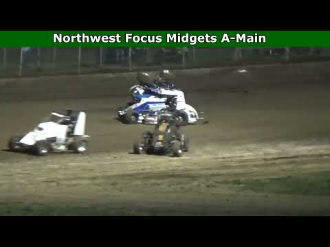 Grays Harbor Raceway, October 7, 2023, Northwest Focus Midgets A-Main - dirt track racing video image
