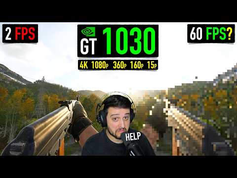 I Played WARDOGS at 15p Resolution to <strong>get</strong> 60 FPS <strong>on</strong> a GT 1030...