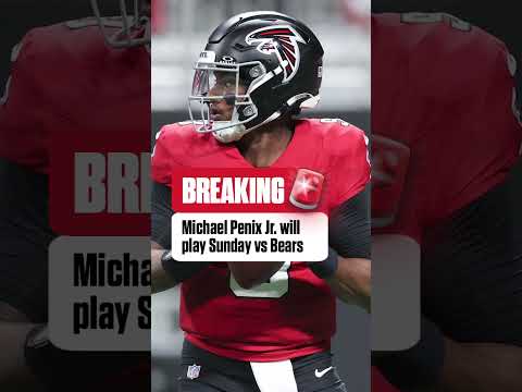 Falcons QB Michael Penix Jr. will play vs Bears on Sunday