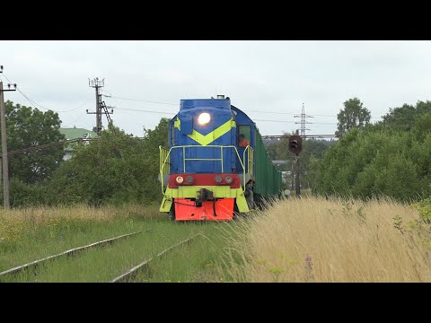 Тепловоз ТЭМ2-688 близ ст. Раквере / TEM2-688 near Rakvere station