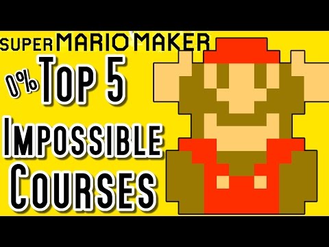 Super Mario Maker TOP 5 IMPOSSIBLE Courses - 0% Clear Rate (Wii U) - UChnz1eAo9SfuDfqFZt1KFtA