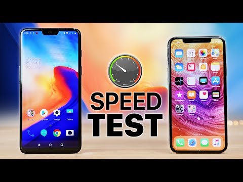 OnePlus 6 vs iPhone X Speed Test! - UCj34AOIMl_k1fF7hcBkD_dw