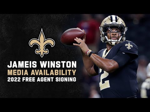 Jameis Winston Media Availability 3/28/22 | New Orleans Saints video clip