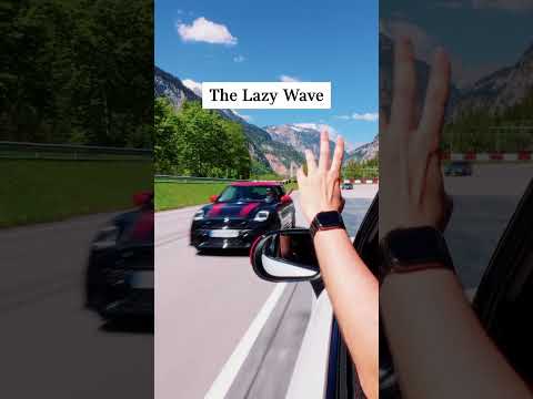 Best MINI Driver wave? You decide. #MINIJCW #youtubeshorts