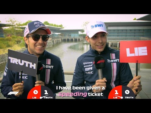 Force India's Sergio Perez and Esteban Ocon | Grill the Grid: Truth or Lie"