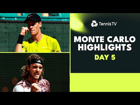 Medvedev vs Zverev EPIC; Djokovic Battles Musetti & More | Monte Carlo 2023 Highlights Day 5