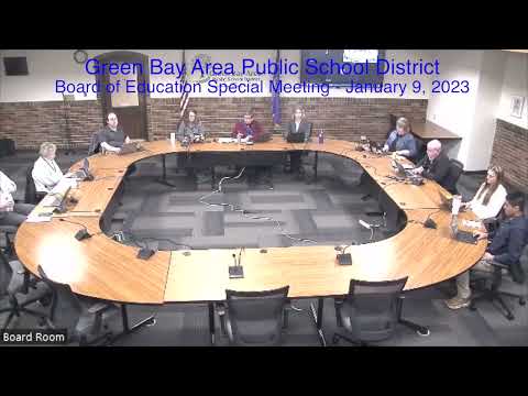 GBAPSD Board of Education Special Meeting and Work Session: January 9, 2023