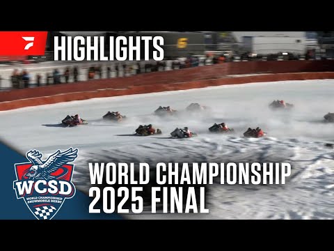 62nd World Championship Snowmobile Derby at Eagle River 1/19/25 | Highlights - dirt track racing video image