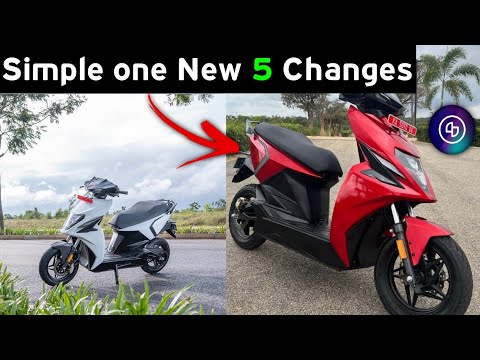 ⚡ Simple energy simple one electric scooter | New top 5 changes | test ride update | ride with mayur