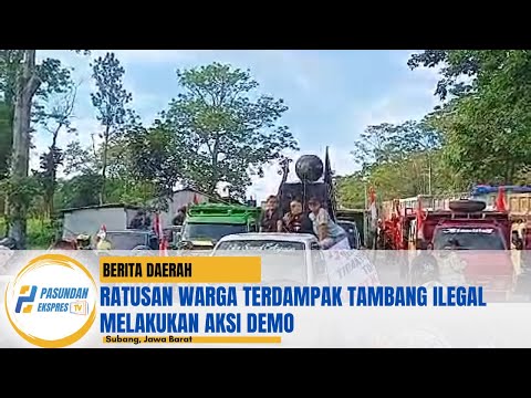 Ratusan Warga Terdampak Tambang Ilegal Melakukan Aksi Demo