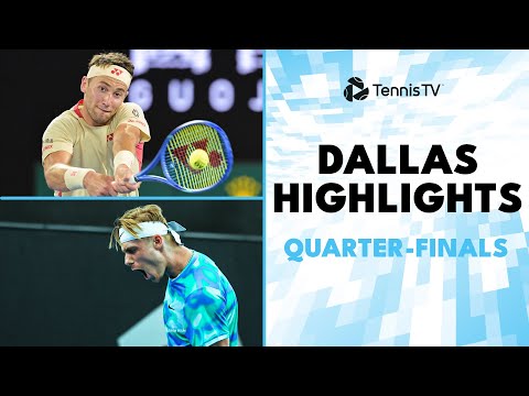 Ruud Faces Nishioka; Shapovalov Battles Machac | Dallas 2025 Quarter-Final Highlights