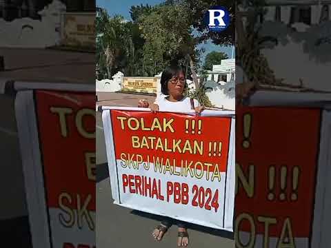 Demo Tolak Kenaikan PBB Kota Cirebon 2024