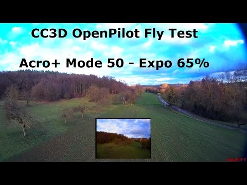 CC3D Acro+ Mode 50 Expo 65%   FPV Fly Test on OpenPilot QAV250 - UCAe4NOsH35j3e2_IcMKelDQ