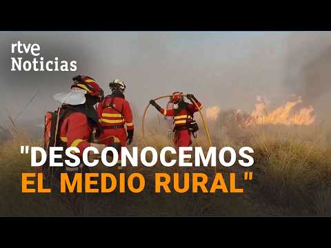 INCENDIO ALMERÍA | Arantza Pérez: "Somos una SOCIEDAD alejada del MEDIO RURAL" | RTVE Noticias