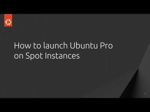 Launch Ubuntu Pro on Spot Instances on AWS EC2