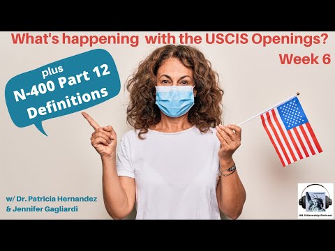 What's happening with the USCIS Openings? Week 6