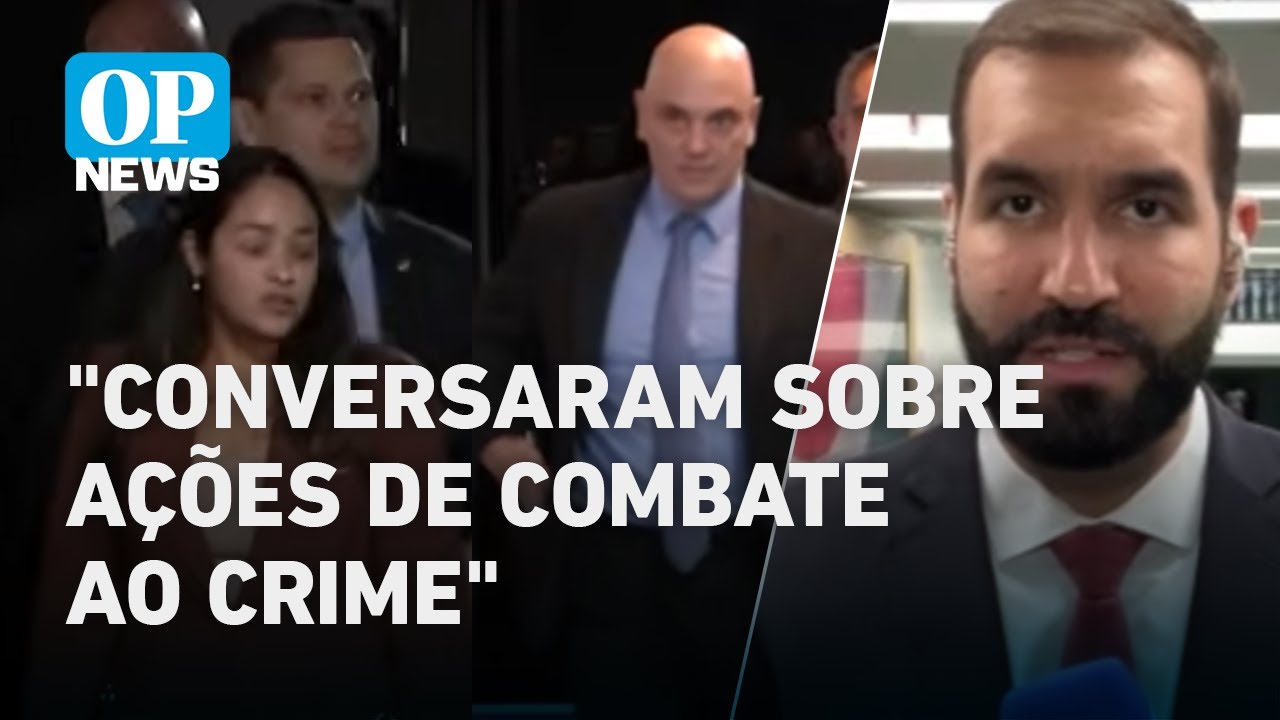Alcolumbre e Moraes discutem como combater o crime organizado | O POVO NEWS
