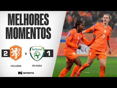 HOLANDA 2X1 IRLANDA | ELIMINATÓRIAS COPA DO MUNDO 2027 | MELHORES MOMENTOS