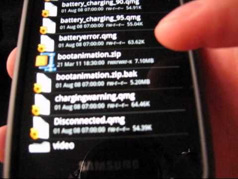 How to change startup and shutdown animations Samsung Epic - UCbR6jJpva9VIIAHTse4C3hw