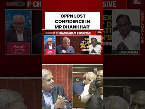 'Opposition Lost Confidence In Mr Dhankhar Many Months Ago'