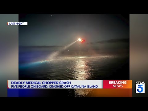 Search continues for missing person after deadly helicopter crash near Catalina