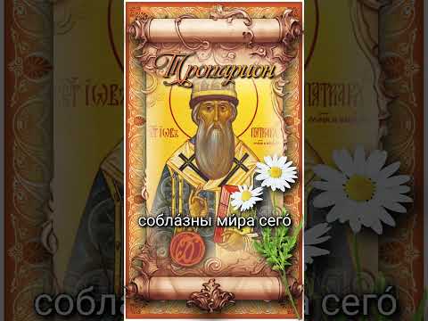 2 июля Свт. Иов, первый патриарх Московский и всея Руси (1607г)