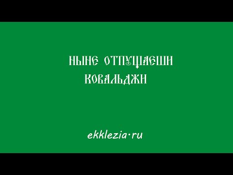 Ныне отпущаеши Ковальджи №11