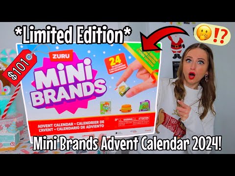 UNBOXING A GIANT *LIMITED EDITION* MINI BRANDS ADVENT CALENDAR 2024!!??⁉️(24 MYSTERY BOXES!!?)