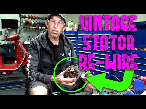 How to Solder & Rewire a Vespa P200e Stator Plate