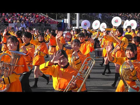 Tournament of Roses Parade 2025 / Kyoto Tachibana HS Green Band （Jan 1,  2025）