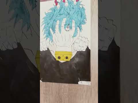 Finally Shigaraki is finished 😊 #drawing #shigarakitomura #myheroacademia #review