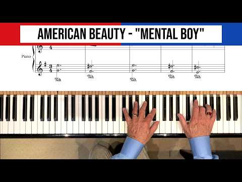 The Thomas Newman Collection - American Beauty - "Mental Boy" - (piano solo with sheets)