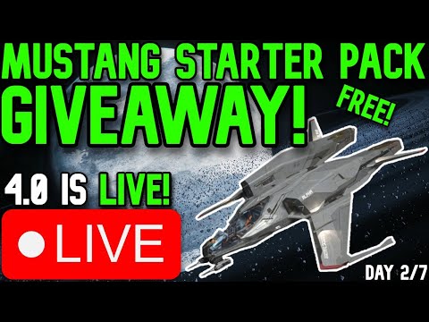 🔴LIVE STAR CITIZEN 4.0!🔴| GIVING 7 PLEDGE SHIPS AWAY! | MUSTANG ALPHA GIVEAWAY! | 💸$600 IN SHIPS!💸