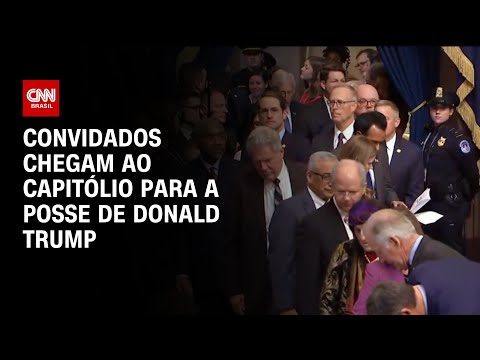 Convidados chegam ao Capitólio para a posse de Donald Trump | CNN NA POSSE DE TRUMP