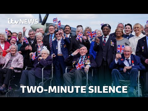 Two-minute silence held across the UK to mark 80 years since VE Day - watch live