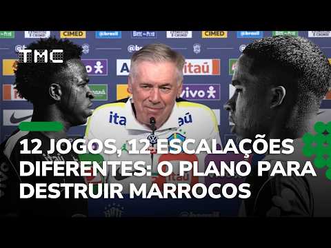 Ancelotti FAZ MISTÉRIO sobre os 11 titulares contra o Egito e prepara ARMADILHA para Marrocos