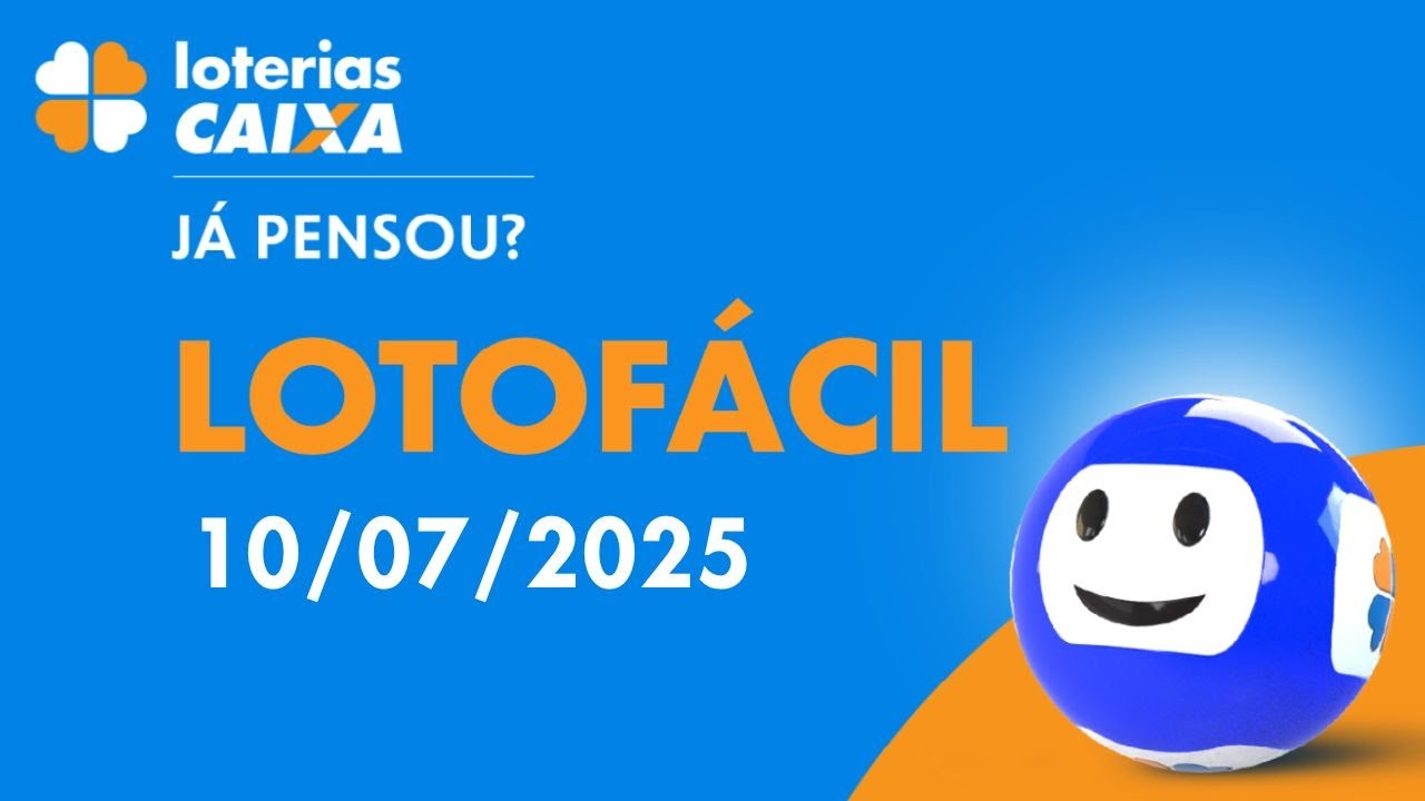 Resultado da Lotofácil   Concurso nº 3439   10072025