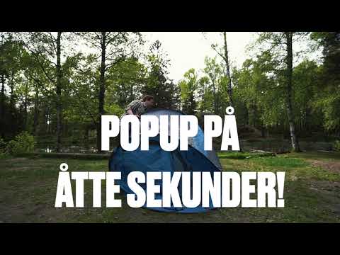 Popup-telt på åtte sekunder