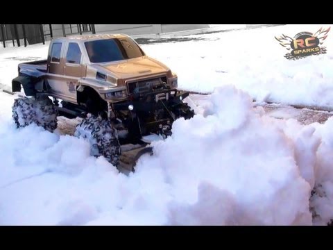 RC ADVENTURES - OVERKiLL PLOWS IN HEAVY SNOW - Custom 4x4 Truck - UCxcjVHL-2o3D6Q9esu05a1Q