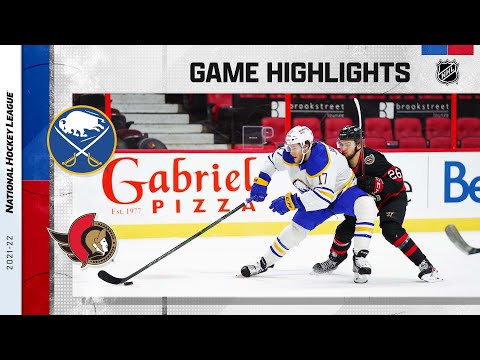 Sabres @ Senators 1/18/22 | NHL Highlights