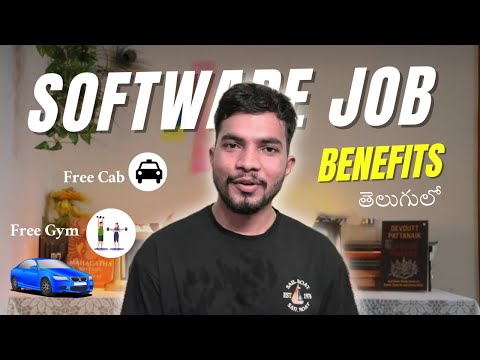 Benefits in Software Job 😁 🔥| Free Mobile Free Meals #softwareengineer #career #itjobs #vlog #telugu
