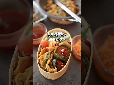 沖縄旅行のお土産を使って息子のお弁当作り #主婦vlog #お弁当 #ノンフライヤー