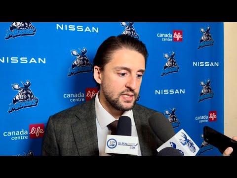 Manitoba Moose vs Chicago Wolves post-game media: Morgan Klimchuk